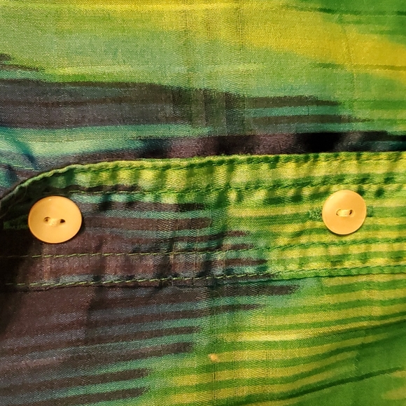 3/$30 Alison Daley Petite Sheer Button Top - Picture 6 of 6